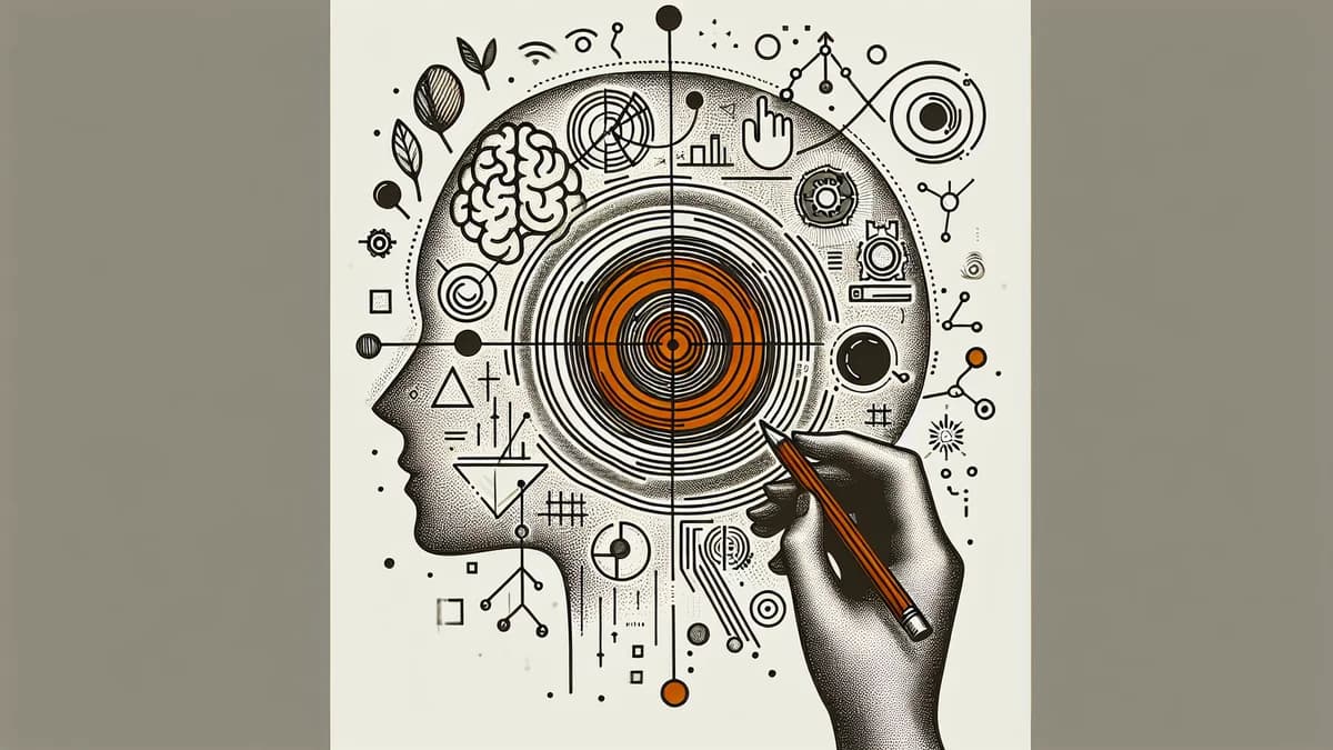 Konzentration nach Pausen wiederfinden - Person am Schreibtisch findet zurück in den Fokus