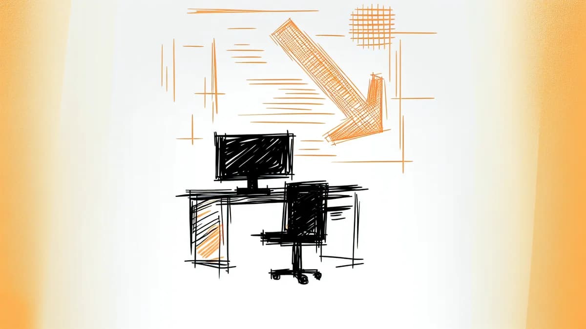 Schreibtisch aufräumen: Vorher-Nachher mit der 5-Minuten-Methode